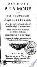 DES MOTS A LA MODE ET DES NOUVELLES FAÇONS DE PARLER