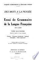 Des mots à la pensée