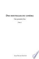 Des nouvelles du cinéma