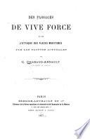 Des passages de vie force et de l'attaque des places maritimes par les flottes actuelles