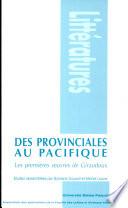 Des provinciales au Pacifique
