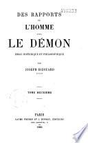 Des rapports de l'homme avec le démon