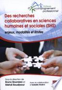 Des recherches collaboratives en sciences humaines et...