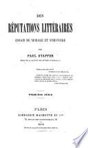 Des réputations littéraires