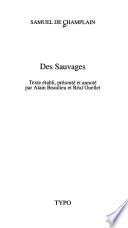 Des sauvages