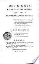 Des signes et de l'art de penser
