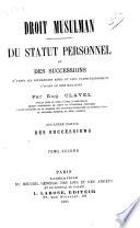 Des successions