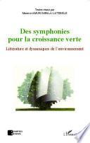 Des symphonies pour la croissance verte