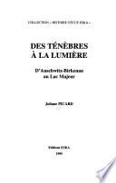 Des ténèbres à la lumière