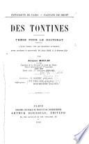 Des tontines