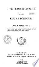 Des troubadours et des cours d'amour