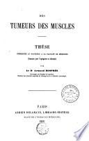 Des tumeurs des muscles