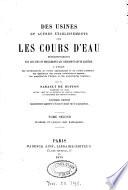 Des usines et autres établissements sur les cours d'eau