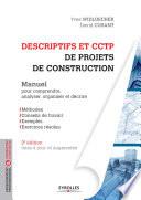 Descriptifs et CCTP de projets de construction