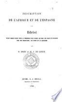 Description de l'Afrique et de l'Espagne