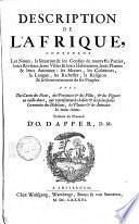 DESCRIPTION DE L'AFRIQUE