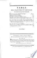 Description de l'art de la mâture