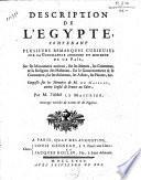 Description de l'Egypte