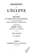 Description de l'Egypte ou recueil des observations et des recherches qui ont été faites en Egypte pendant l'expédition de l'armée française