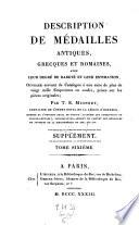 Description de medailles antiques, grecques et romaines avec leur degre de rarete et leur estimation