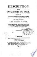 Description des catacombes de Paris