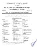 Description des machines et procédés pour lesquels des brevets d'invention ont été pris sous le régime de la loi du 5 Juillet 1844