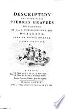 Description des principales pierres gravées du cabinet de S.A.S. Monseigneur le duc d'Orleans