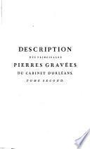 Description des principales pierres gravées du cabinet de S.A.S. Monseigneur le duc d'Orléans