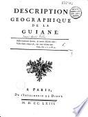 Déscription géographique de la Guyane