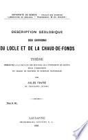 Description géologique des environs du Locle et de La Chaux-de-Fonds
