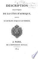 Description nautique de la côte d'Afrique, depuis le cap Blanc jusqu'au cap Formose