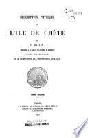 Description physique de l'ile de Crete