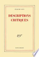 Descriptions critiques