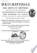 Descriptions des arts et métiers