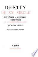 Destin du XXe siécle