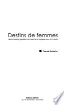 Destins de femmes, dans le roman populaire en France et en Angleterre au XIXe siècle