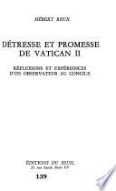 Détresse et promesse de Vatican II