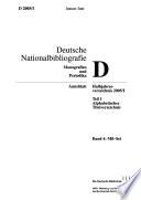 Deutsche Nationalbibliografie