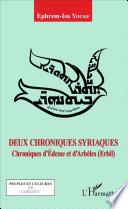 Deux chroniques syriaques