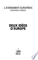 Deux idées d'Europe