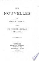 Deux nouvelles: Une parisienne à Bruxelles; Mi-la-sol