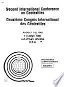 Deuxième Congrès International Des Géotextiles