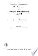 Developments in Biological Standardization