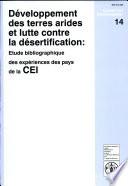 Développement des terres arides et lutte contre la désertification