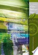 Développement durable et responsabilité sociale