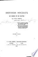 Devoirs sociaux du Riche et du Pauvre