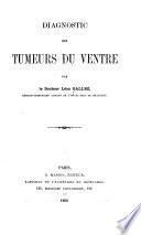 Diagnostic des tumeurs du ventre