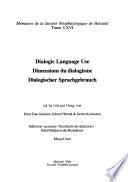 Dialogic Language Use