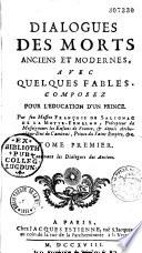 Dialogue des morts anciens et modernes