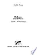 Dialoguer avec l'Orient